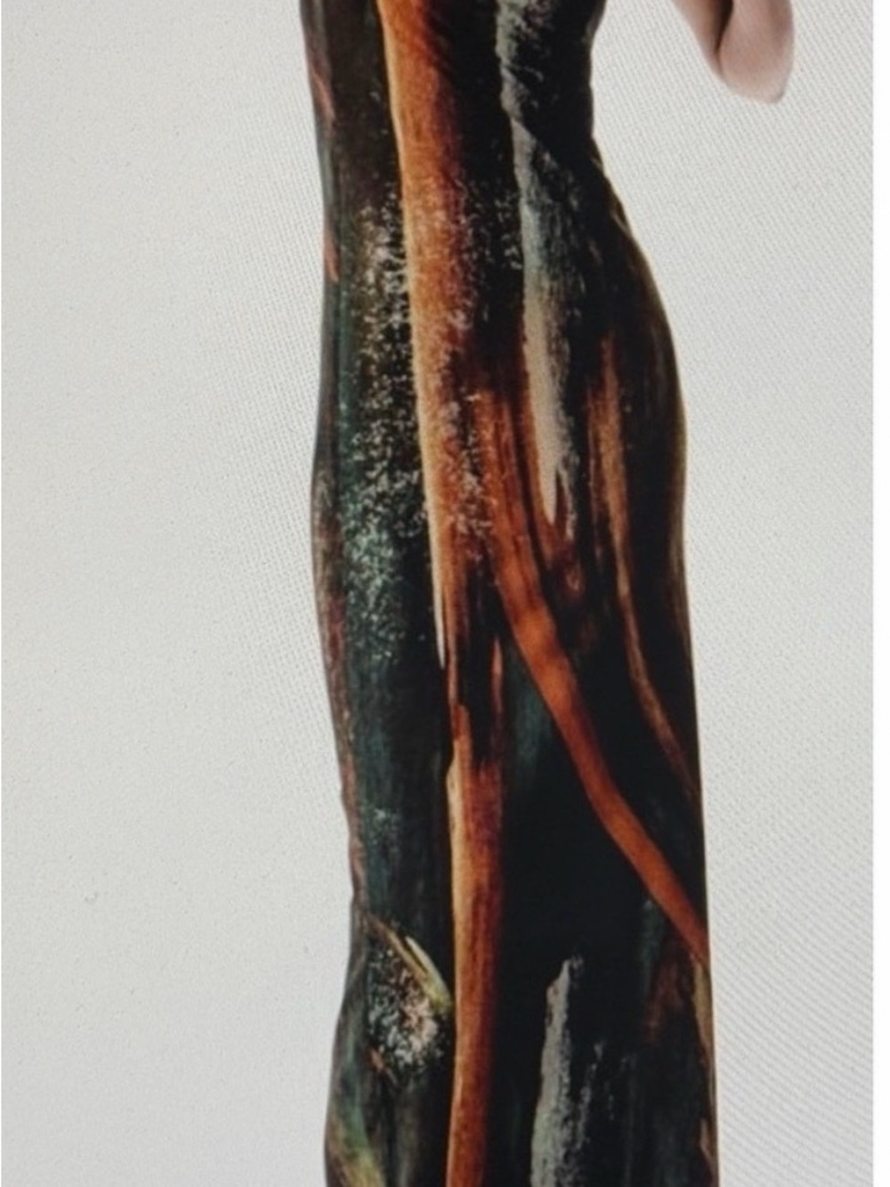Zara Brown & Black Abstract Maxi Dress